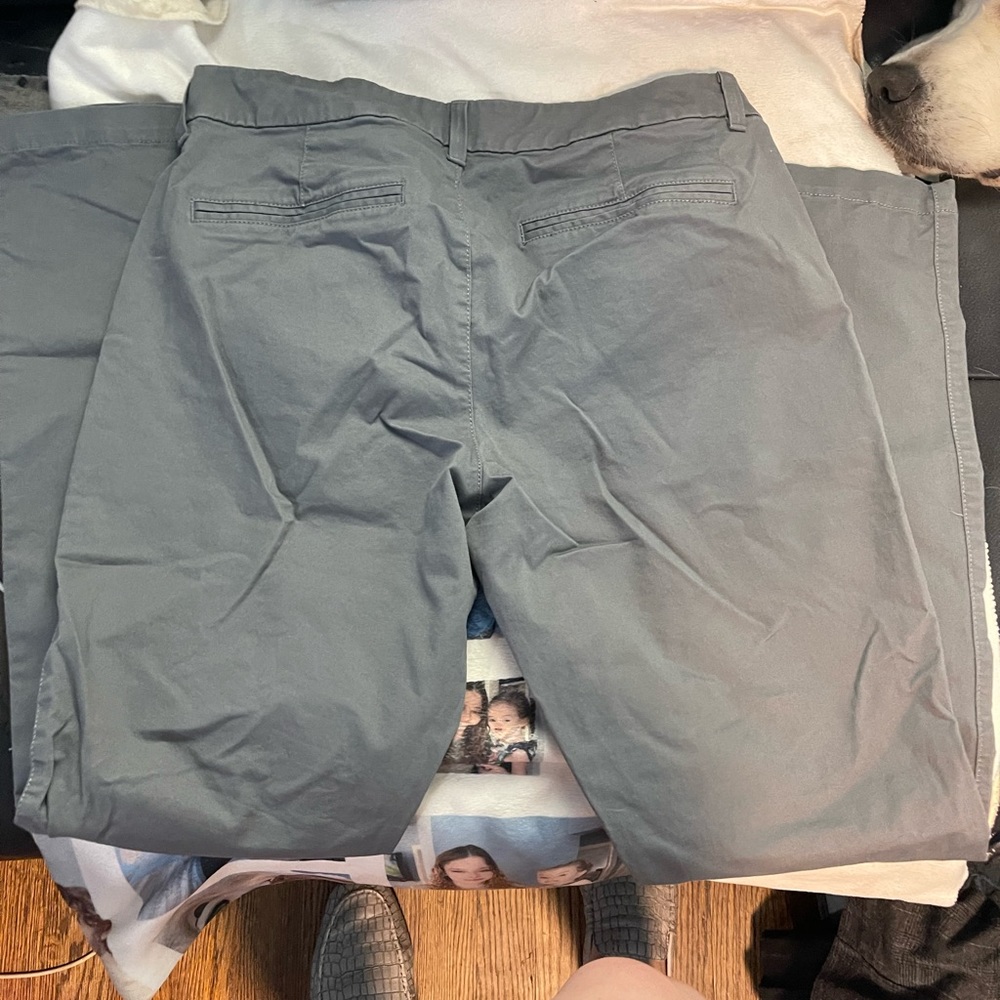 Old Navy boot-cut gray pants size 12